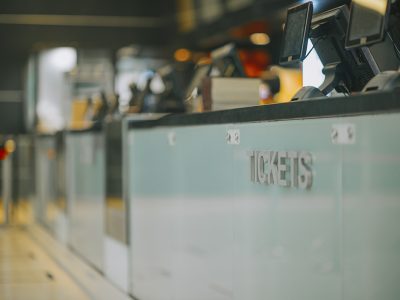 movie theater ticketing counter